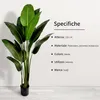 IvoQ Strelitzia pianta artificiale 210 cm - Grande pianta Anteprima dell’immagine prodotto 8