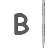 A pencil with the letter B next to it. Podgląd zdjęcia produktu