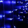 A close-up view of blue LED string lights, likely for decoration. Produktbild-Vorschau