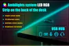 A desk with LED lighting and USB hub icons. Anteprima dell’immagine prodotto
