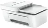 A white HP DeskJet 4220e All-in-One printer is shown from a three-quarter angle against a white background. Voir les images du produit