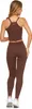 Gestreifte LEGGINS WOMEN'S Baumwolle Lange Blickdichte Produktbild-Vorschau 8
