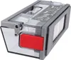 A close-up, studio shot of a robot vacuum cleaner dustbin. Produktbild-Vorschau