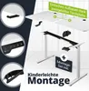 Juskys Höhenverstellbarer Schreibtisch 160x75cm - Produktbild-Vorschau 5