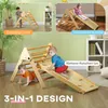 AIYAPLAY 2 in 1 Klettergerüst Set mit Rutsche, Produktbild-Vorschau 4