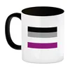 Asexual Flagge Gleichberechtigung Kaffeebecher Schwarz Produktbild-Vorschau 2