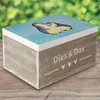 Mr. & Mrs. Panda Holzbox Pinguin umarmen 22 x 15 cm - Produktbild-Vorschau 2