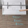 doporro Lavabo da Appoggio Bagno Sospeso Lavandino Anteprima dell’immagine prodotto 2