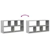 Two identical modular shelving units are shown side-by-side against a white background, with a curved arrow indicating they can be joined or separated. Náhled obrázku produktu