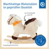 Bieco Plüsch Schaukeltier Pferd 73,5x33,5x53cm | Produktbild-Vorschau 5
