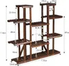 A diagram of a wooden plant stand with dimensions indicated. Produktbild-Vorschau