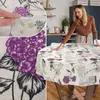 Tischdecke Hortensien mit Blumen Botanik aus Stoff Produktbild-Vorschau 7