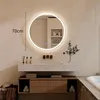 Lustro do łazienki LED, okrągłe, o średnicy 70 cm, z Podgląd zdjęcia produktu 6