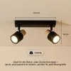 Brilliant Pini Faretto LED a 2 luci Teste orientabili Anteprima dell’immagine prodotto 9