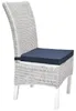 Beautissu 4er Set Loft SK Stuhlkissen Blau, 45x40x5cm Produktbild-Vorschau 3