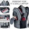 OKWISH 17.3 Zoll Bag Rucksack Schule Arbeit & Freizeit Produktbild-Vorschau 3