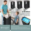 A man and a child are in a laundry room with laundry baskets. Produktbild-Vorschau