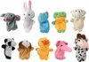 Set mit 10 Plüsch-Fingerpuppen - Tiere, bunt, Maße 4-6/6-10 Produktbild-Vorschau 2