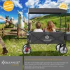 KESSER® Bollerwagen faltbar mit Dach Handwagen Produktbild-Vorschau 8