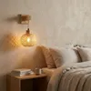 Applique Alpinaluz LUMA in legno e rattan, lampada da Anteprima dell’immagine prodotto 11