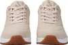 A pair of beige Skechers sneakers are shown from the front. Anteprima dell’immagine prodotto