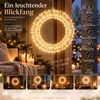 LED Lichterkranz Ø 38 cm 700 LEDs Warmweiß mit Stecker & Produktbild-Vorschau 6