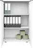 Kommode, Aktenschrank "Tom" 2-türig, weiß-matt Produktbild-Vorschau 2