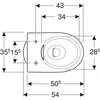 Geberit Renova staand toilet, diepspuitmodel, wit, Rimfree, Productafbeelding-voorbeeld 4