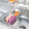 Schwammhalter Spülbeckenablage grau Spülbecken Organizer Produktbild-Vorschau 3
