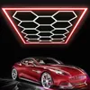 14er-Pack Hexagon LED Deckenleuchte mit Rahmen, 680W LED Produktbild-Vorschau 1