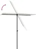 vidaXL Parasol z aluminiowym drążkiem 180x110 cm Piaskowa Podgląd zdjęcia produktu 6