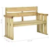 Ławka Ogrodowa, 121 Cm, Impregnowane Drewno Sosnowe Podgląd zdjęcia produktu 6