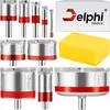 DELPHI Diamant Lochsäge SET ⌀ 6-68mm - 10 Stücke Diamant Produktbild-Vorschau 1