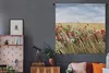 MuchoWow® Wandteppich Wandbehang Wolken - Blumen - Rot Produktbild-Vorschau 5