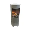 Ethanol & Gelkamin Modell Hightower Silber 100cm mit 3 Produktbild-Vorschau 2