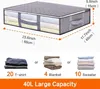 Vieshful Unterbettkommoden 40L 4er Pack Aufbewahrungsboxen Produktbild-Vorschau 2