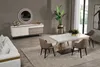Esszimmer Set Essgruppe Esstisch 4x Stuhle Sideboard+ Produktbild-Vorschau 1