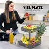 eluno ovocná mísa, hranatý dvoupatrový košík na chléb, Náhled obrázku produktu 9