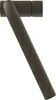 A bronze-colored faucet with an adjustable arm against a white background. Podgląd zdjęcia produktu