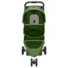 vidaXL Passeggino pieghevole per cani verde 80x46x98 cm Anteprima dell’immagine prodotto 2