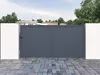 Elektrisches Schiebetor aus massivem Aluminium L374 x H180 Produktbild-Vorschau 2