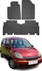 1999-2005 Toyota Yaris Verso tappetini in gomma nera 4 pz Anteprima dell’immagine prodotto 1