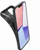 A black phone case is shown with a smartphone inside it. Produktbild-Vorschau