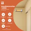 SHX SHX70HS1200, Elektrischer Quarz-Raumheizer, Quarzglas, Produktbild-Vorschau 4