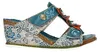 Laura Vita Damen Pantolette Keilabsatz Niete Ornament HACEO Produktbild-Vorschau 3