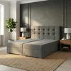 Boxspringbett 140x200 mit 2 Bettkästen, Kontinentales Bett Produktbild-Vorschau 3