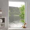 vidaXL Insektenschutz für Fenster Weiß 90x120 cm Produktbild-Vorschau 2