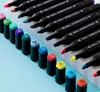 Doppelseitige Alkoholmarker 100 Farben mit Tragetasche Produktbild-Vorschau 8