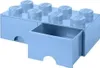 LEGO Aufbewahrungsbox 8 mit Schubladen - hellblau Produktbild-Vorschau 14