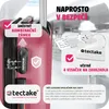 tectake® Cleo 4dílná sada pevných kufříků, 3 vozíky, 1 Náhled obrázku produktu 6